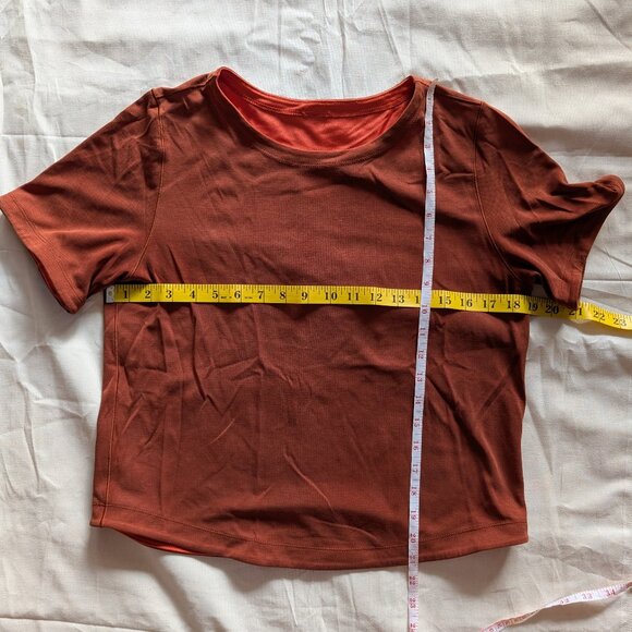 Alder Apparel Clay-Colored Reversible T-Shirt (small) - Picture 2 of 4